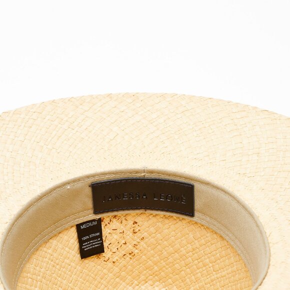 Janessa Leone Straw Hat (LNWOT) size M - Picture 8 of 9